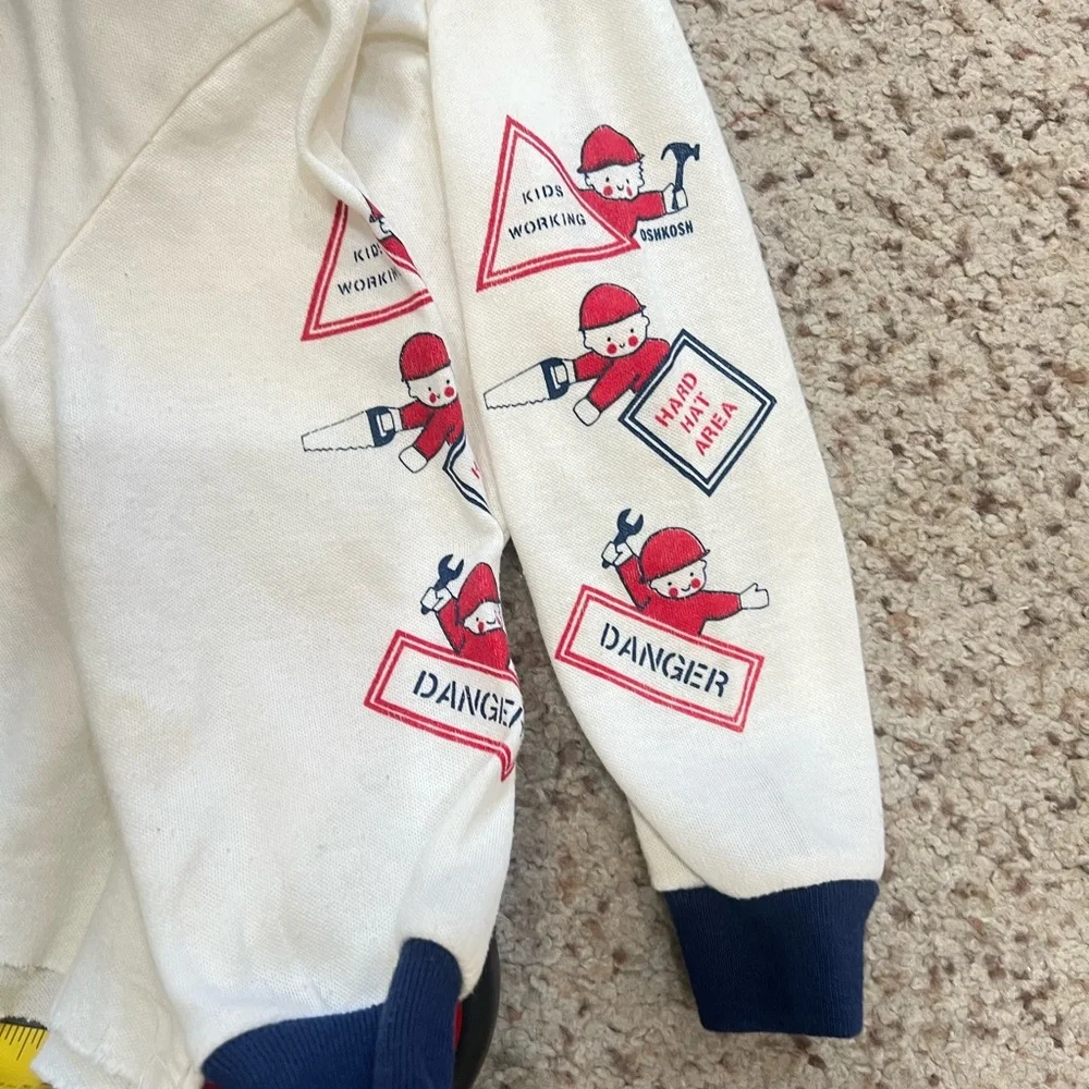 Vintage USA OshKosh B’Gosh Vestbak Overalls Jean Bibs‎ Pinstripe Size 24 Mths